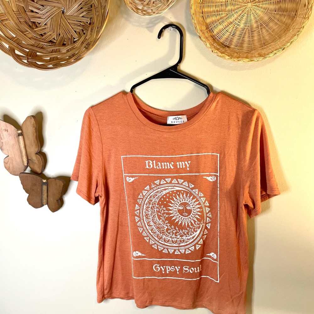 Blame my gypsy soul tee shirt